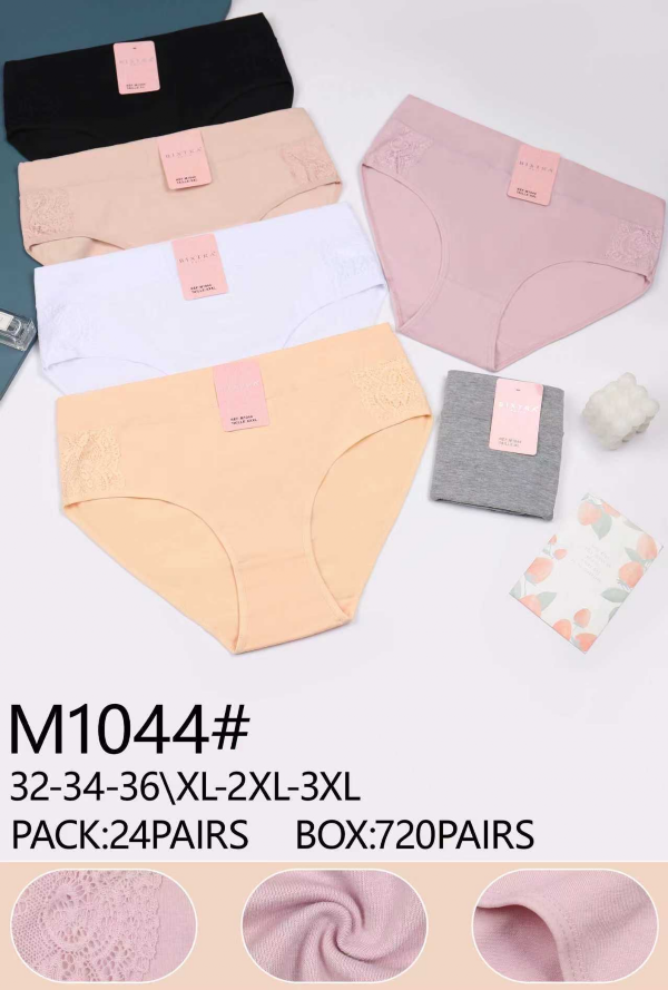 Majtki damskie Roz XL-3XL, Mix kolor Paczka 24 szt